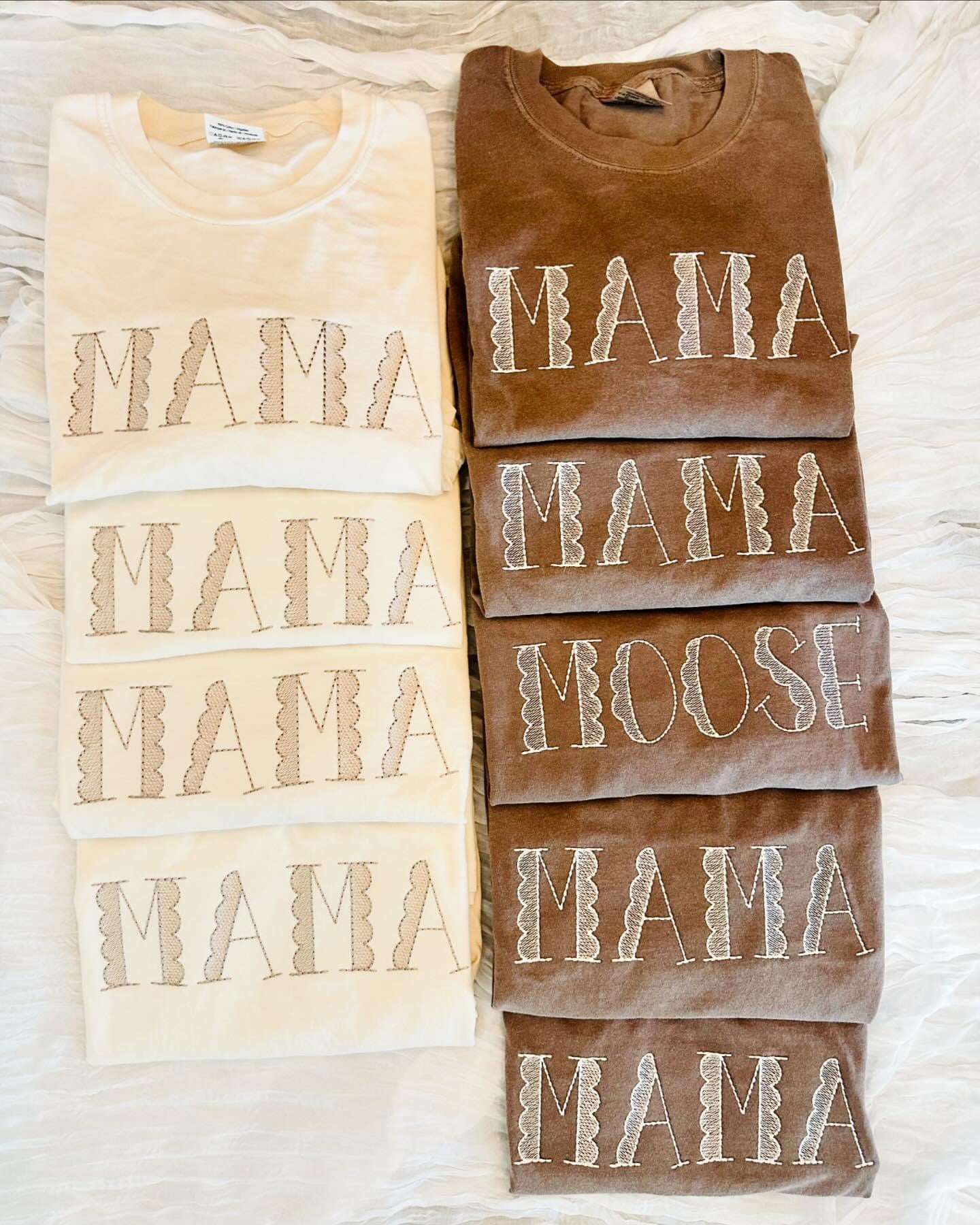 Embroidered Mama Lace Tee