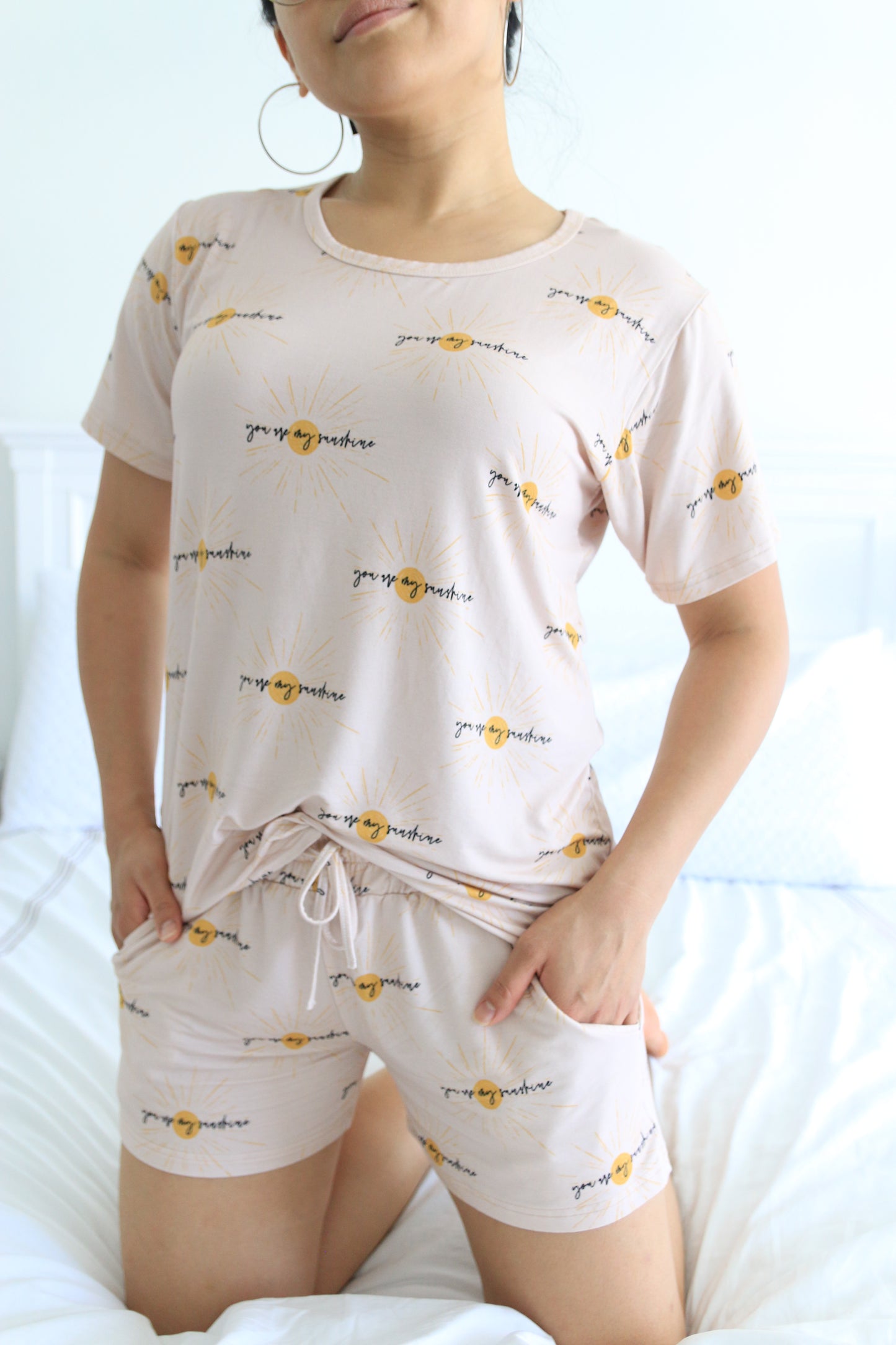 ☀️You Are My Sunshine☀️ Women’s Sleep Tee and Shorts