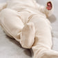 Sweet Cream Organic Waffle Knit Two Piece Infant Lounge