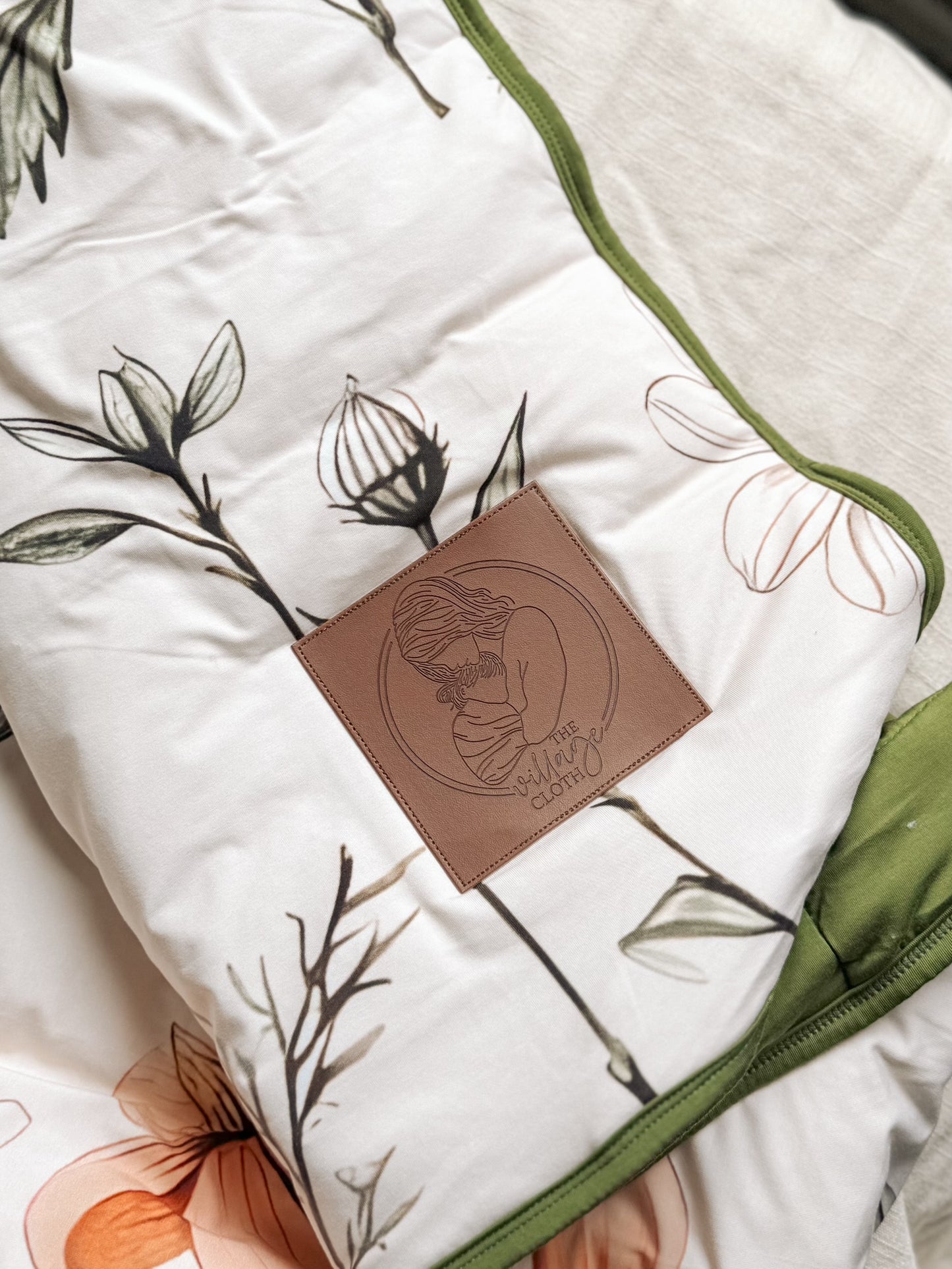 Wildflower Garden Quilted Bamboo Blanket