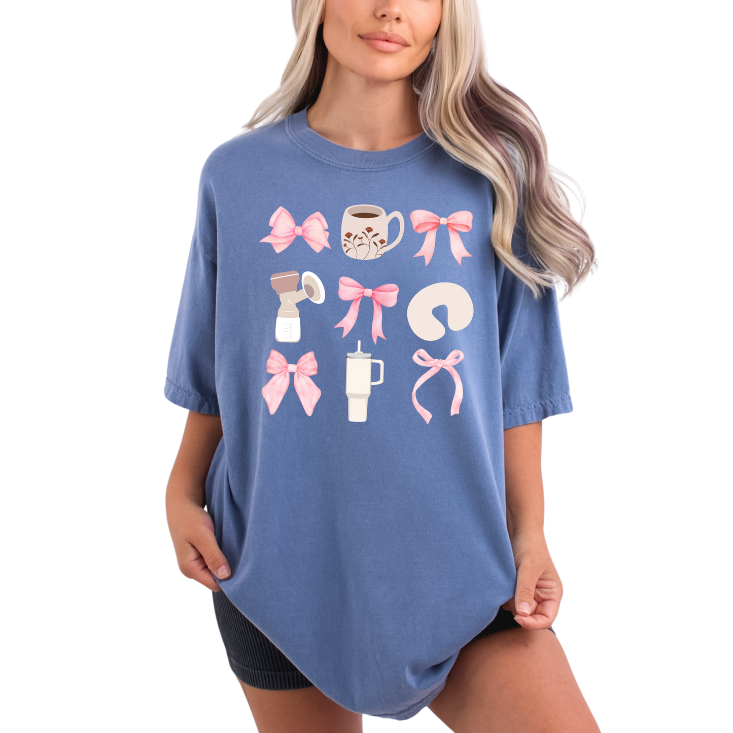 Pumping/ Breastfeeding Coquette Tee