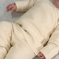 Sweet Cream Organic Waffle Knit Two Piece Infant Lounge